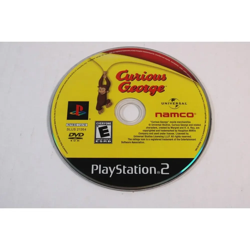 Curious George (Sony PlayStation 2, 2006, PS2) Disc Only, Tested/works